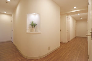 中央区のバーチャルオフィス_日本橋茅場町ビジネスセンターの廊下
