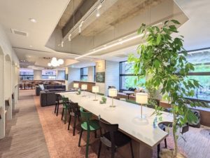 billageOSAKA朝日プラザ梅田ビルのオープンスペース_全体の雰囲気