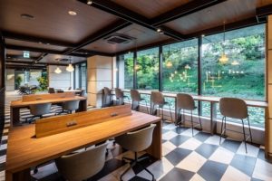 ビジネスエアポート九段下 ラウンジ(ソロワークエリア)