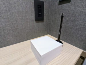 フォンブースのメモ帳