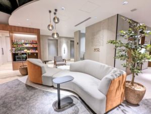 H¹O青山　共用ラウンジ　リラックススペース