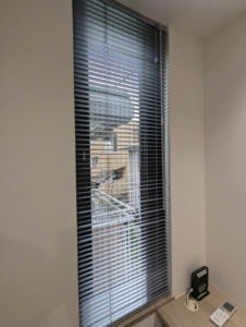 換気可能な窓（閉めた状態）