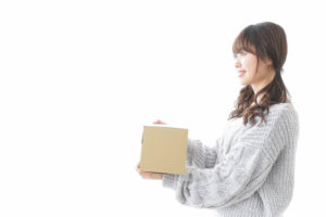 郵便物受け取り