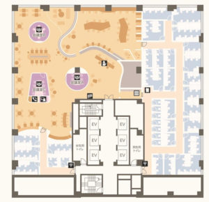 ビジネスエアポート恵比寿　10階フロアマップ