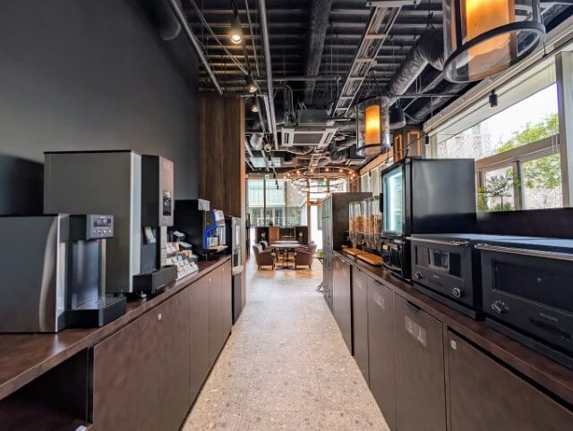 エキスパートオフィス霞が関 ラウンジ カフェコーナー