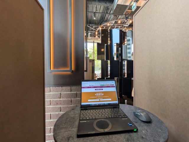 エキスパートオフィス霞が関 ラウンジ ワークスペース ブース席