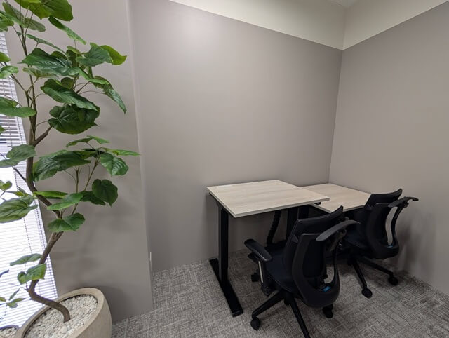 エキスパートオフィス霞が関 27名 セットアップ区画 昇降式デスク