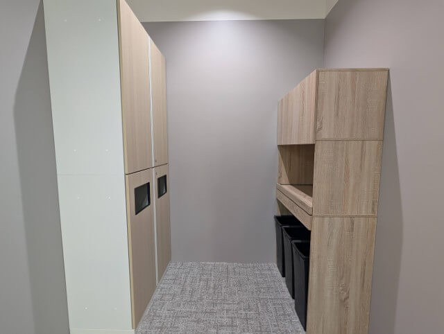 エキスパートオフィス霞が関 27名 セットアップ区画 収納