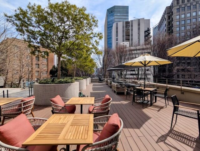 エキスパートオフィス霞が関 屋外テラス