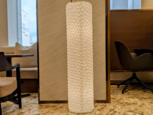 有松絞りをイメージした照明