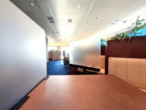 ワークスタイリング霞が関ビルディング　オープンスペース　ソロワーク向きスペース