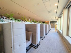 ワークスタイリング霞が関ビルディング　flexレンタルオフィス　専用ラウンジ