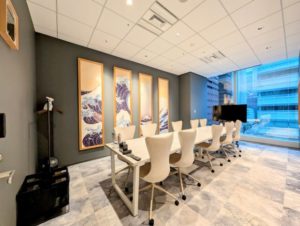 ワークスタイリング大手町　会議室　ミーティングフィールド1　葛飾北斎　富嶽三十六景