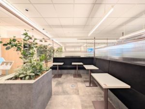 ワークスタイリング品川　オープンスペース　ソロワーク向きコワーキングスペース的に使える