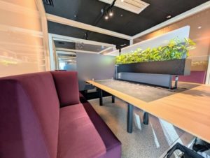 ワークスタイリング新宿三井ビルディング　オープンスペース　セミプライベート