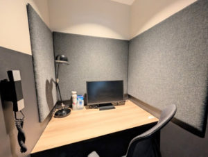ワークスタイリング新宿三井ビルディング　1人用個室　室内