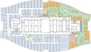ワークスタイリング汐留シティセンター　5階フロアマップ
