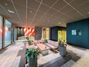 ワークスタイリング汐留シティセンター　FLEXレンタルオフィス　ラウンジ