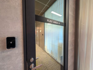 ワークスタイリング汐留シティセンター　FLEXレンタルオフィス　執務室セキュリティ