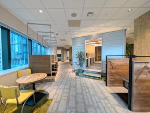 ワークスタイリング汐留シティセンター　オープンスペース　全体の雰囲気