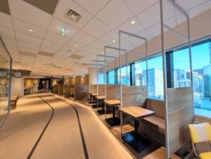 ワークスタイリング汐留シティセンター　オープンスペース　全体の雰囲気